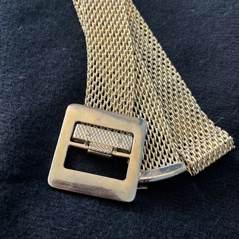 Cache vintage gold watchband chain belt - Picture 7 of 10
